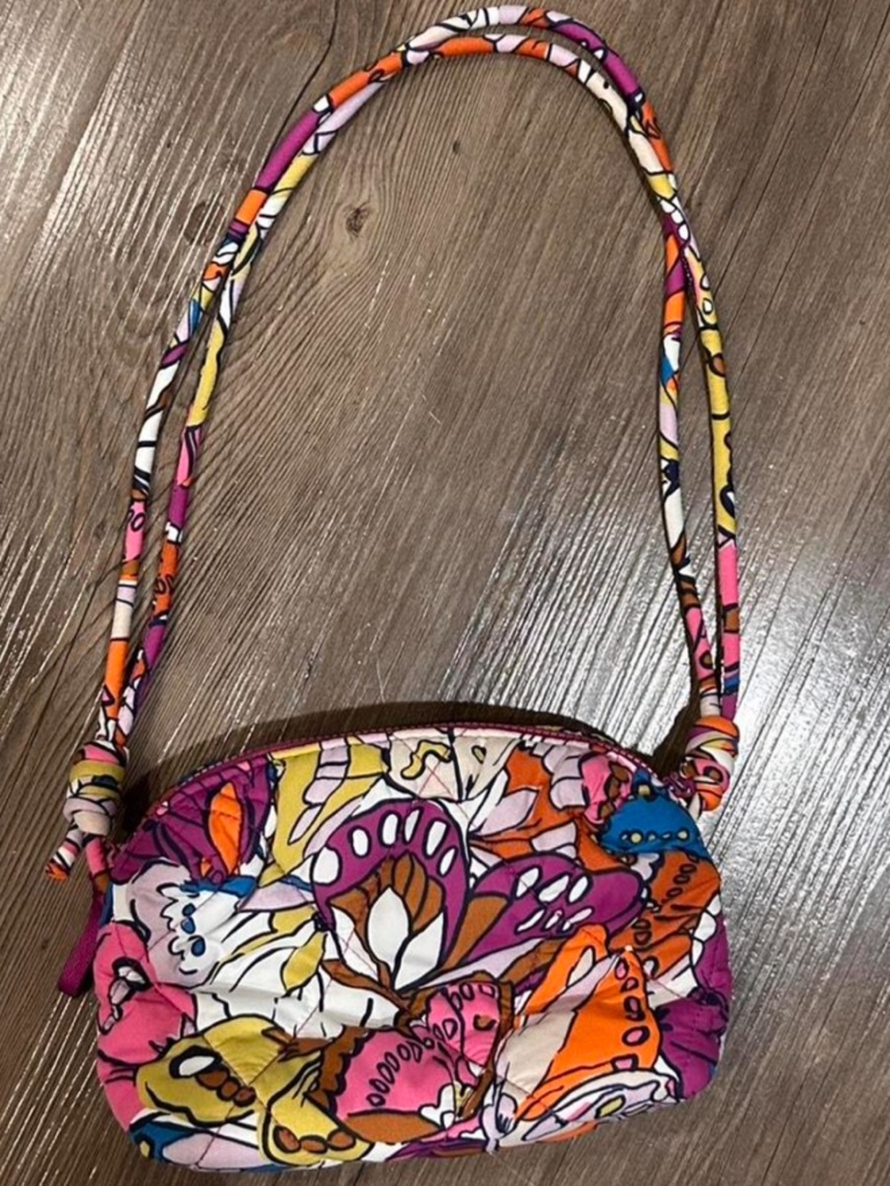 Floral Print Vera Bradley Crossbody Bag